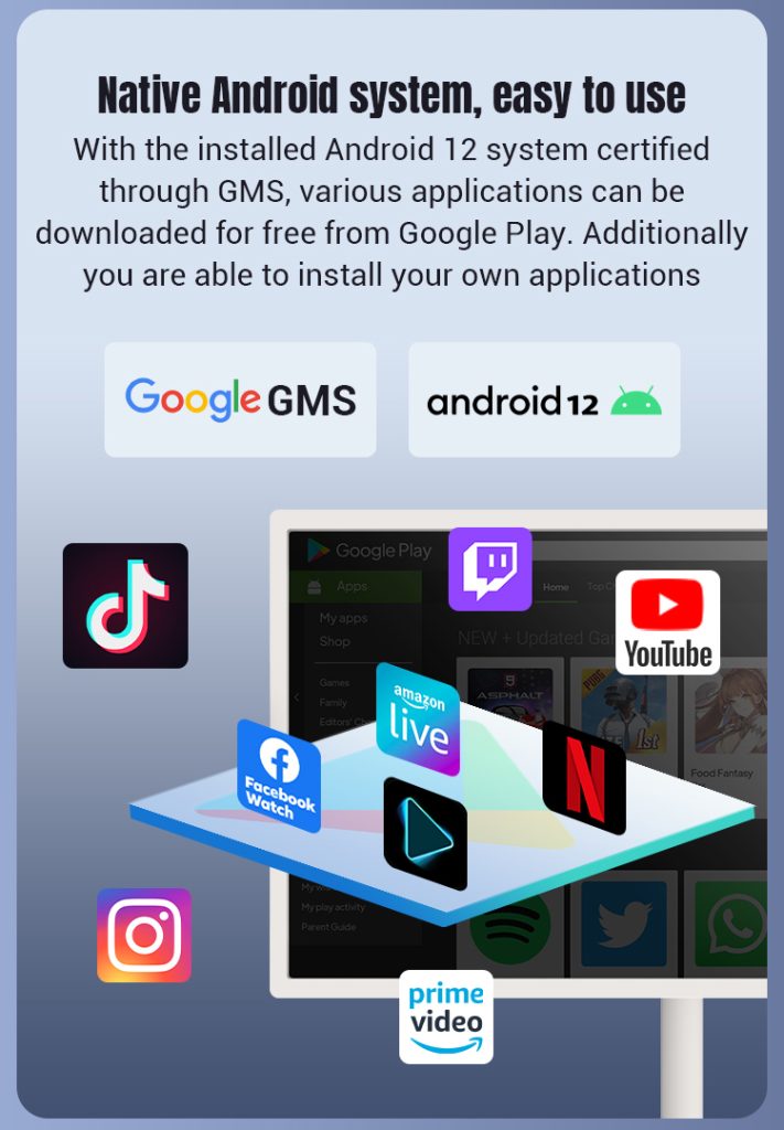 lg stand by me android tv display → clientop digital signage